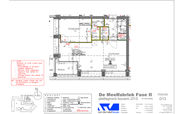 Floorplan - Maalderijstraat 21, 2312 WW Leiden